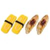 LUOZZY 4pcs Large Artificial Sushi Model Set Realistic PVC for Shop