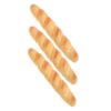 Lurrose 3pcs Orange Bread Shaped Ballpoint Pen Novelty Plastic Fine Tip
