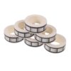 Lurrose 6 Rolls Vintage Film Strip Border Tape for DIY Journals