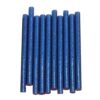 Luwecf 10 Pieces Hot Melt Glue Sticks Mini Glitter Colorful Repairs Cards Sealing Suitable for DIY Art Craft Holiday Decoration GIF, Blue