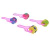 Luwecf 4 Pieces Sponge Painting Brush Kids Painting Brush Sponge Paint Roller Sponge Roller Stamper with Easy Clean Design and Lightweight Build Suitable, Pink