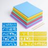 Luwecf Children Art Craft Materi Thickened Cardboard Engraving Tools Printmaking Supplies Child-Safe Learning Suitable for School Art Classes Home Crafting Educational Use