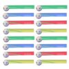 Luxshiny 20pcs Wooden Soccer Ruler with Rounded Edges and Accurate Measurement 7 Inch 18cm Lightweight Design Smooth Texture Educational Drawing Supply and Students Random Color