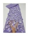 Luxury Sequins Beads Lace Fabric for Sewing Wedding Dress