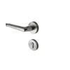 LVOBKUKQA Stainless Steel Engineering Door Lock Indoor Bedroom Household Wooden Split Magnetic(FT05 08-304 Stainless Steel)