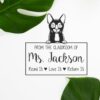 Lykoi Cat from the Classroom of Teacher Stamp, Duo Hand Mount