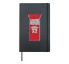 Lynyrd Skynyrd Logo Basketball Inspired Sports Fan 70s Rock Hardcover Journal, Black