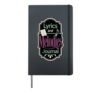 Lyrics and Melodies Songwriter Songwriting Hardcover Journal, Black