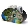 LZQPOEAS Beautiful Peacock Remote Control Holder for Table Desk Storage