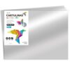 m-office Metallic Colour Card 50 x 65 cm, 230 g/m², Large Craft Card Sheets, Coloured Cardboard for Crafts, Creative Design and Art Projects, Shiny Reflective Effect · m-office (10 Sheets, Silver)