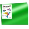 m-office Metallic Colour Card 50 x 65 cm, 230 g/m², Large Craft Card Sheets, Coloured Cardboard for Crafts, Creative Design and Art Projects, Shiny Reflective Effect (125 Sheets, Green)