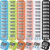 Macarrie 72 Pcs Digital Kitchen Timer Bulk Magnetic Timers for Classroom LCD Display Loud Alarm Electronic Timer Minute Second Clock Timer for Teacher Exercise Cook Baking