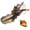 Madd Capp: I Am Dragon - 1000 Piece Dragon Shaped Jigsaw Puzzle, 41x20 Finished Size, Includes Educational Fun Fact Booklet, Fantasy Puzzle