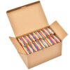 Madisi Crayons Bulk Pack, Regular Size, 3 Colors, 300 Packs, 900 Count