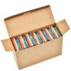 Madisi Crayons Bulk Pack, Regular Size, 4 Colors, 150 Packs, 600 Count