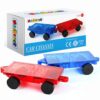 MAGBLOCK 2-Piece Car Set Suitable for Magnetic Blocks Tiles