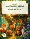 MAGICAL WOODLAND FRIENDS & THE FAIRY TREEHOUSE COLORING BOOK: Subtitle: Cute Forest Animals, Enchanted Nature Scenes & Cozy Treehouse Adventure: Relaxing Coloring Pages for Kids Ages 4-8