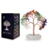 MAGIC AND MIRACLES Seven Chakra Crystal Trees, Bonsai Money Tree, Healing Stones, Crystal Tree of Life, Desk Decor, Home Decor, Unique Birthday Gifts for Women Mom