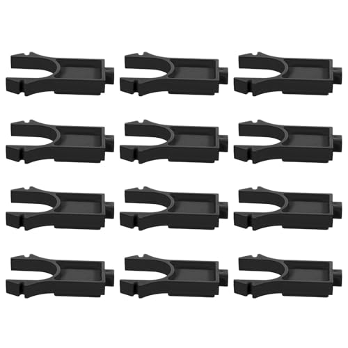 MAGICLULU 12pcs Stacking Clips for Baking Trays with Interlocking Design, Space-saving Abs Plastic Supports for Cooling Racks, Multi-purpose Stackable Kitchen Rack for Large Batch Baking