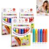 Magic Popcorn Pens, 3D Puffy Drawing Markers for Creative Crafts，3 Sets