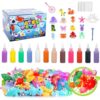 Magic Water Elf Toy Kit,12 Colors 3D DIY Water Gel Beads Kit with 14 Animal Molds,Complete Water Toy Set with Storage Box,Handmade STEM Craft Kits for Boys Girls Age 4+, Birthday Christmas Gift