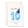 MAGJUCHE 10th birthday card for nephew, 5x7 Inch, Envelope Included