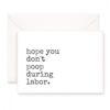 MAGJUCHE Baby Shower Card for Women, Funny Labor and Delivery Humor