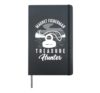 Magnet Fisherman Fisher Eat Sleep Magnet Fishing Paddling Hardcover Journal, Black