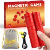 Magnet Game, Magnetic Game with String, Board Games for Adults and Kids 8-12, Portable Strategy Family Game for All Ages, Christmas Birthday Gifts for Kids, Fidget Toys for Family Travel & Game Night