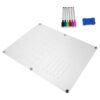 Magnetic Acrylic Refrigerator Calendar Planner with Dry Erase Surface
