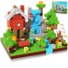 Magnetic Building Cubes 100 pcs Primitive Jungle STEM Toy for Ages 3-8