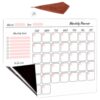 Magnetic Dry Erase Board for Fridge, Reusable Weekly Planner