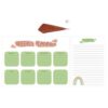 Magnetic Dry Erase Planner Board for Fridge and Wall, Plastic