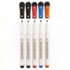 Magnetic Dry Erase Whiteboard Markers, 1mm Fine Tip, 5 Pack 2 Black