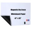 Magnetic Dry Erase Whiteboard Sheet for Classroom Fridge, 47 x 70 Inch