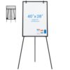 Magnetic Easel Whiteboard 40" x 28", Adjustable Tripod Stand