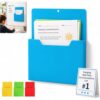 Magnetic Folders for Fridge, Whiteboard Wall Paper File Holder Organizer