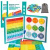 Magnetic Fraction Playbook, Fraction Manipulatives, Magnetic Fraction Book