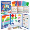 Magnetic Fraction Playbook Tiles and Circles Math Educational Toy for Kids
