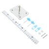 Magnetic Lever Ruler Base Kit for Physics Learning Aluminum Metal