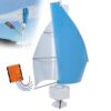 Magnetic Levitation Wind Turbine Generator Kit 18000W Vertical Coreless Permanent Magnet 3 Phase 12V/24V/48V Blue