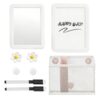 Magnetic Locker Decor, Cute Mirror Accessories with Dry Erase Marker Holder