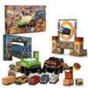 Magnetic Monster Truck Blocks Set: 6 Stunt Scenes,Role‑Play Game