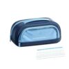 Magnetic Pencil Case, Upright Desktop Organizer, Oxford School Bag (Blue)