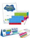 Magnetic Phonics Cards Kit 142 Letter Tiles for Word Building Kids Learning
