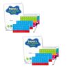 Magnetic Phonics Cards Kit with 142 Magnets and Pen (2Pcs)