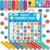 Magnetic Potty Training Chart, A Chart, 50 Magnets & 45 Stickers
