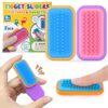 Magnetic Sensory Fidget Toys – Frozen Peak & Flow Wave Style Silicone Sliders for Anxiety Relief, Autism & Office Focus, Travel Desk Must-Have for Adults & Kids
