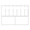Magnetic Weekly Calendar for Fridge White Pet Magnet Planning Board