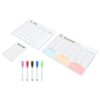 Magnetic Whiteboard Calendar Sticker for Fridge and Locker Planning